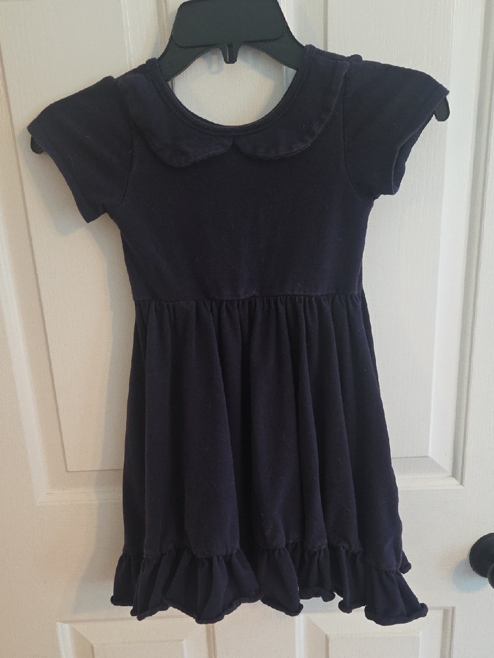Navy Blue Girlhood - Little Stocking Company Twirl Dress Sz 7